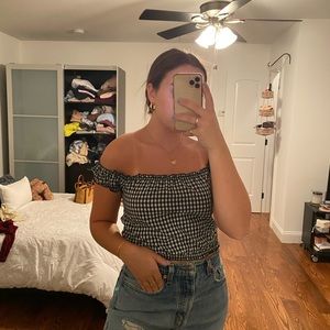Brandy Melville gingham top